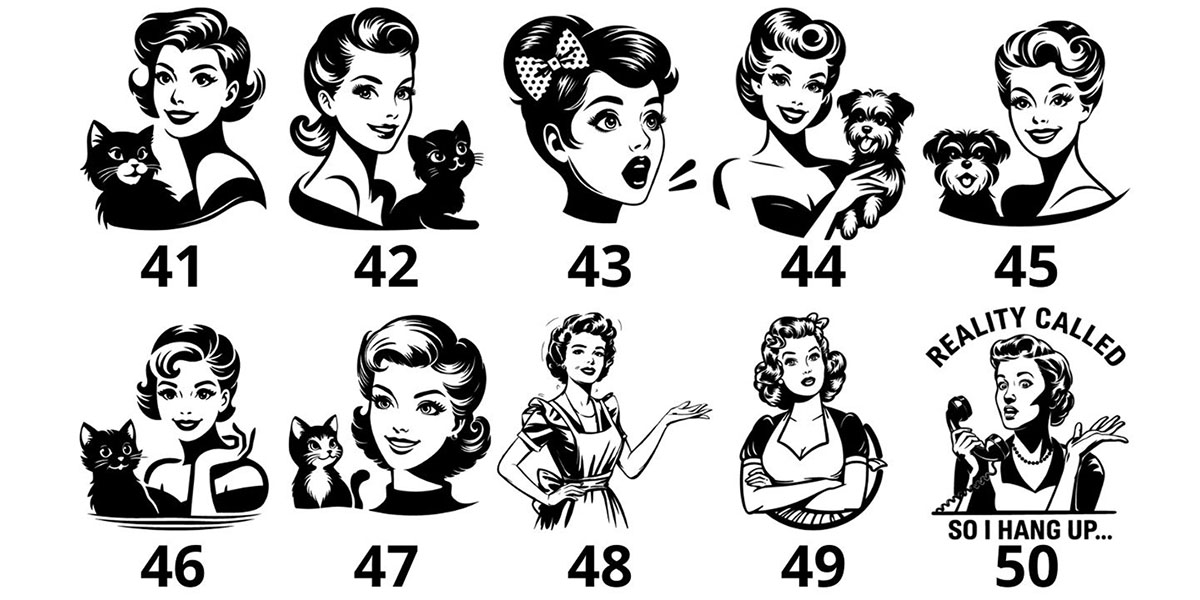 Naszywka z eko skóry z grawerem kobiecym